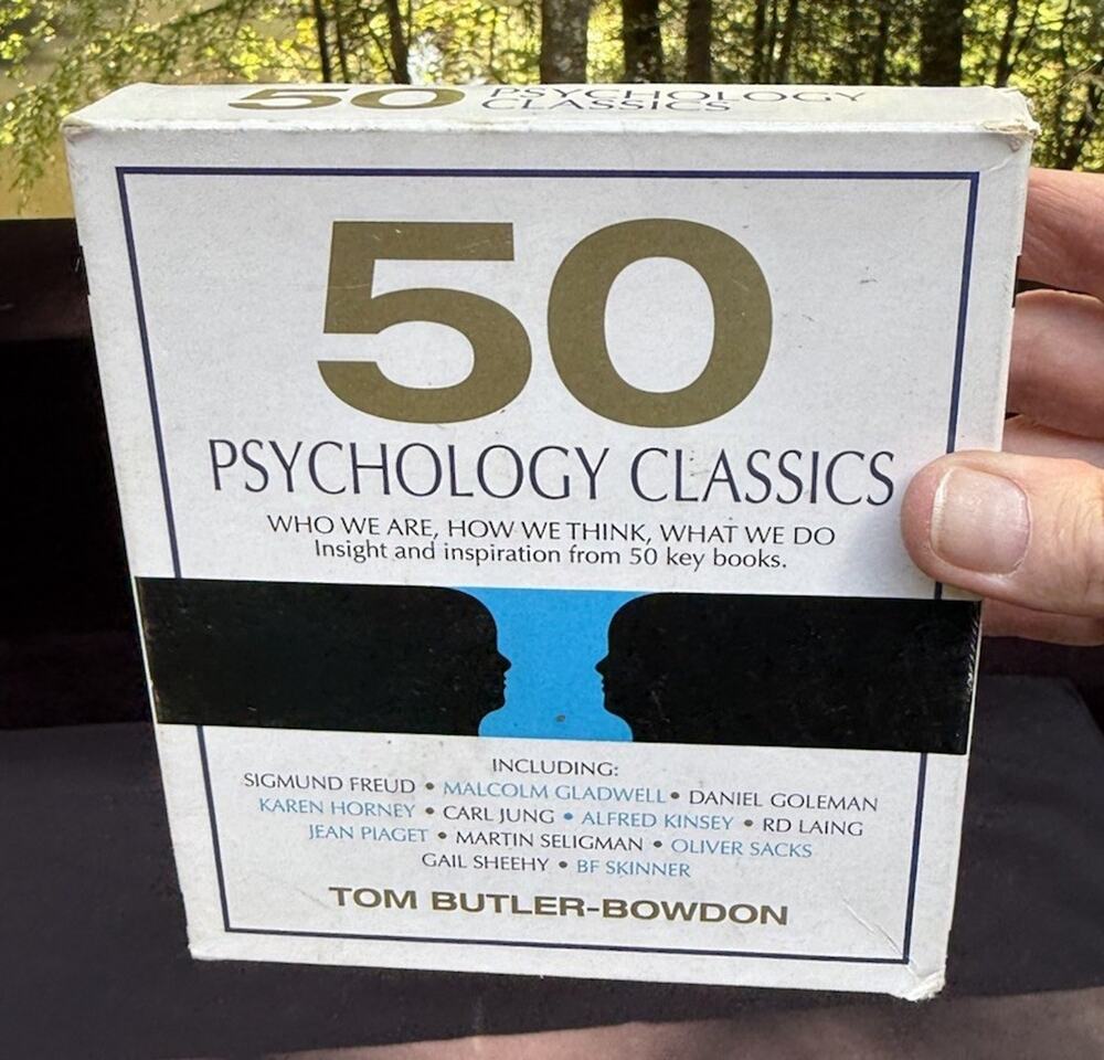 50 Psychology Classics Who We Are How We Think TOM BUTLER BOWDON EUC -B3